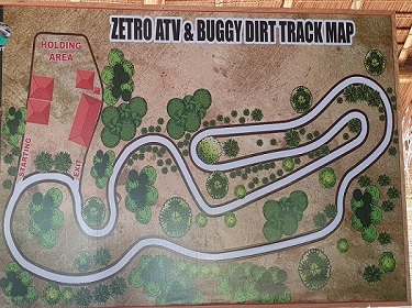 Sumakay sa isang ATV park